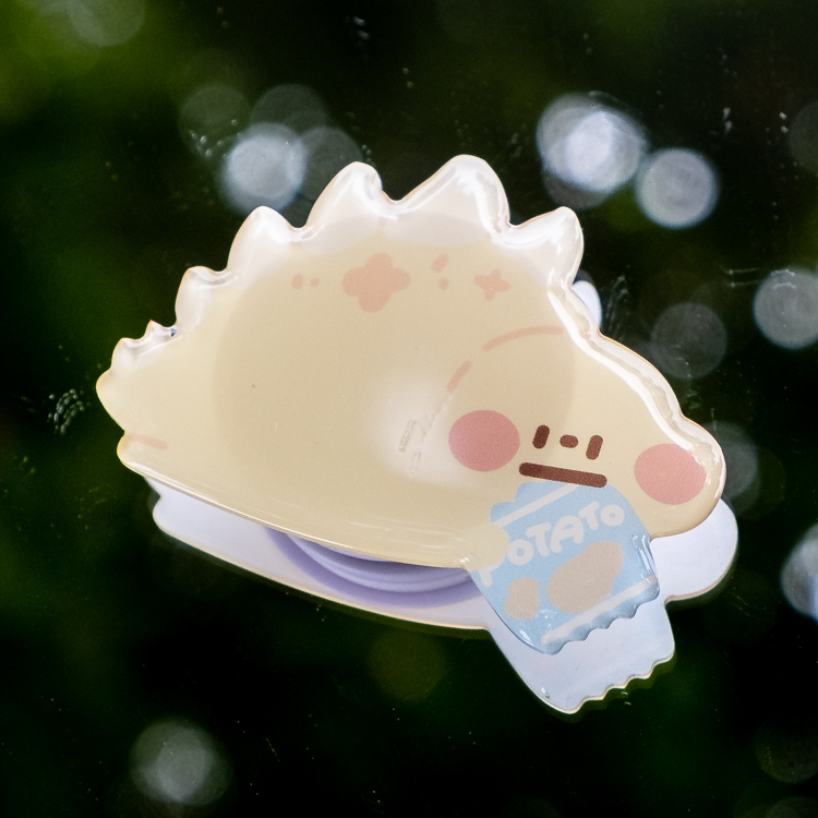 狗狗的小跳步，繪蹦砰｜手機氣墊支架｜吃貨恐龍｜洋芋片劍龍