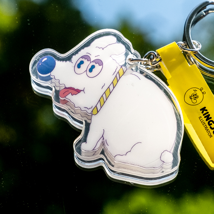 Kingjun｜絕版｜壓克力吊飾｜狗狗B