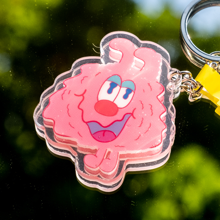 Kingjun｜絕版｜壓克力吊飾｜蠢兔A