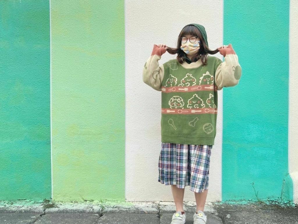 狗狗的小跳步，繪蹦砰｜針織毛衣｜吃貨恐龍們