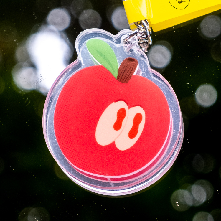 Kingjun｜絕版｜壓克力吊飾｜蘋果