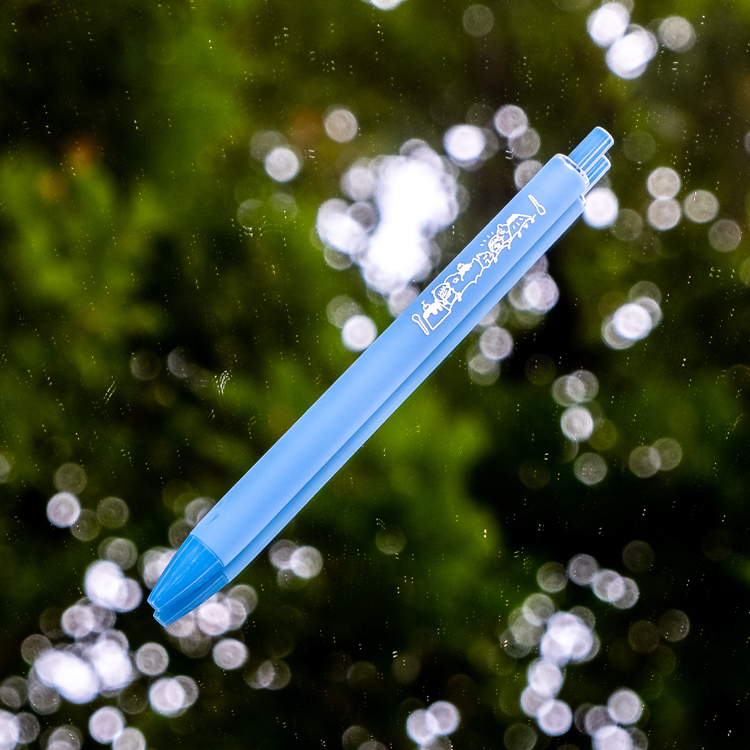 狗狗的小跳步，繪蹦砰｜黑色原子筆｜富士藍色款