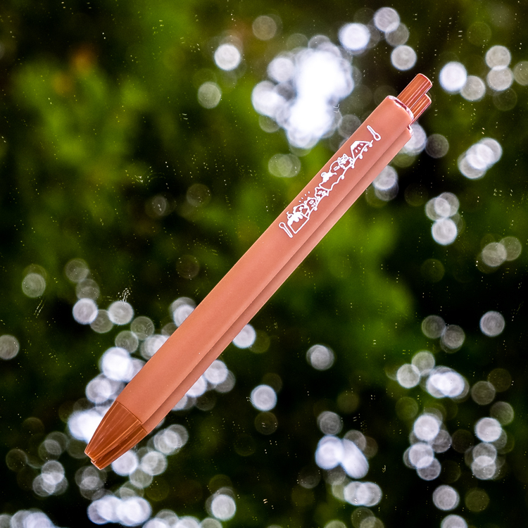 狗狗的小跳步，繪蹦砰｜黑色原子筆｜焦糖色款