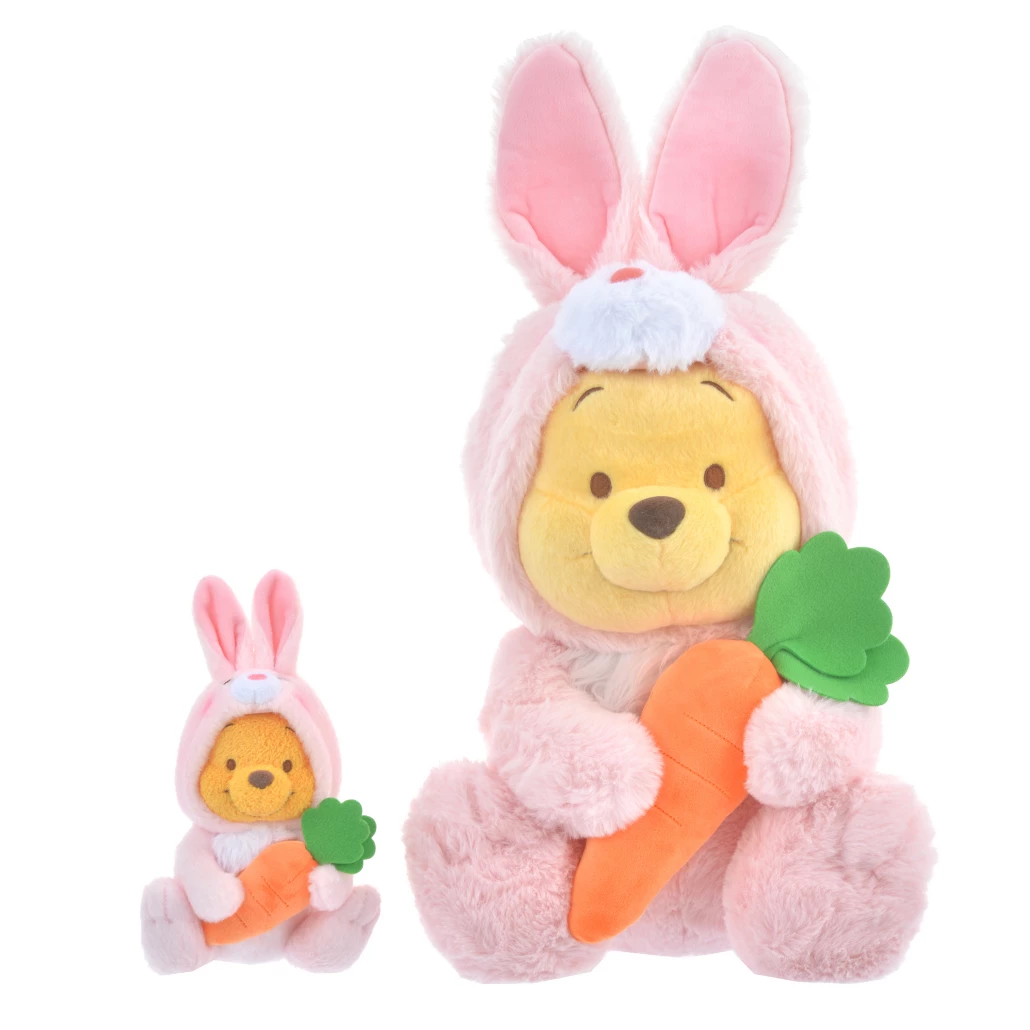 兔年 紅蘿蔔 小熊維尼 限定 粉紅色 掛飾 鑰匙圈 公仔 布偶