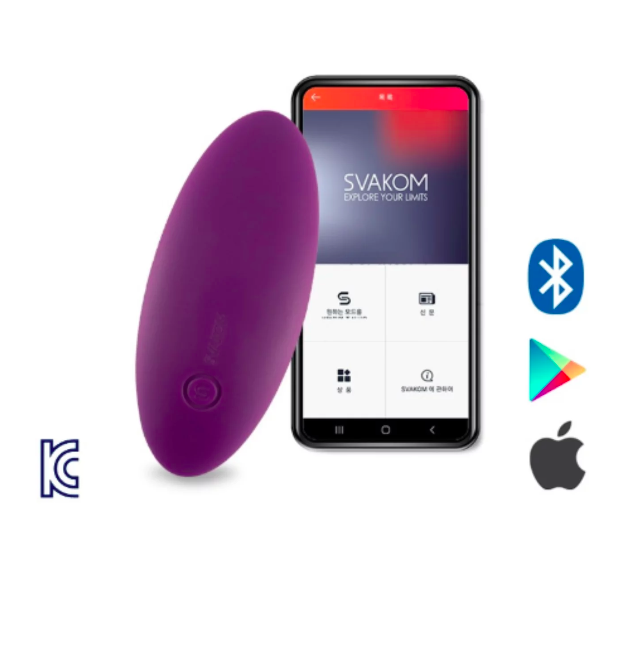 SVAKOM Edeny APP control 陰蒂震動器  紫色