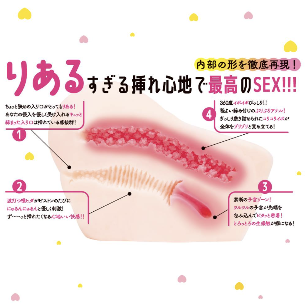 〔日本原裝進口〕EXE-超像真雙穴名器 完美的真實 (りある the りある)