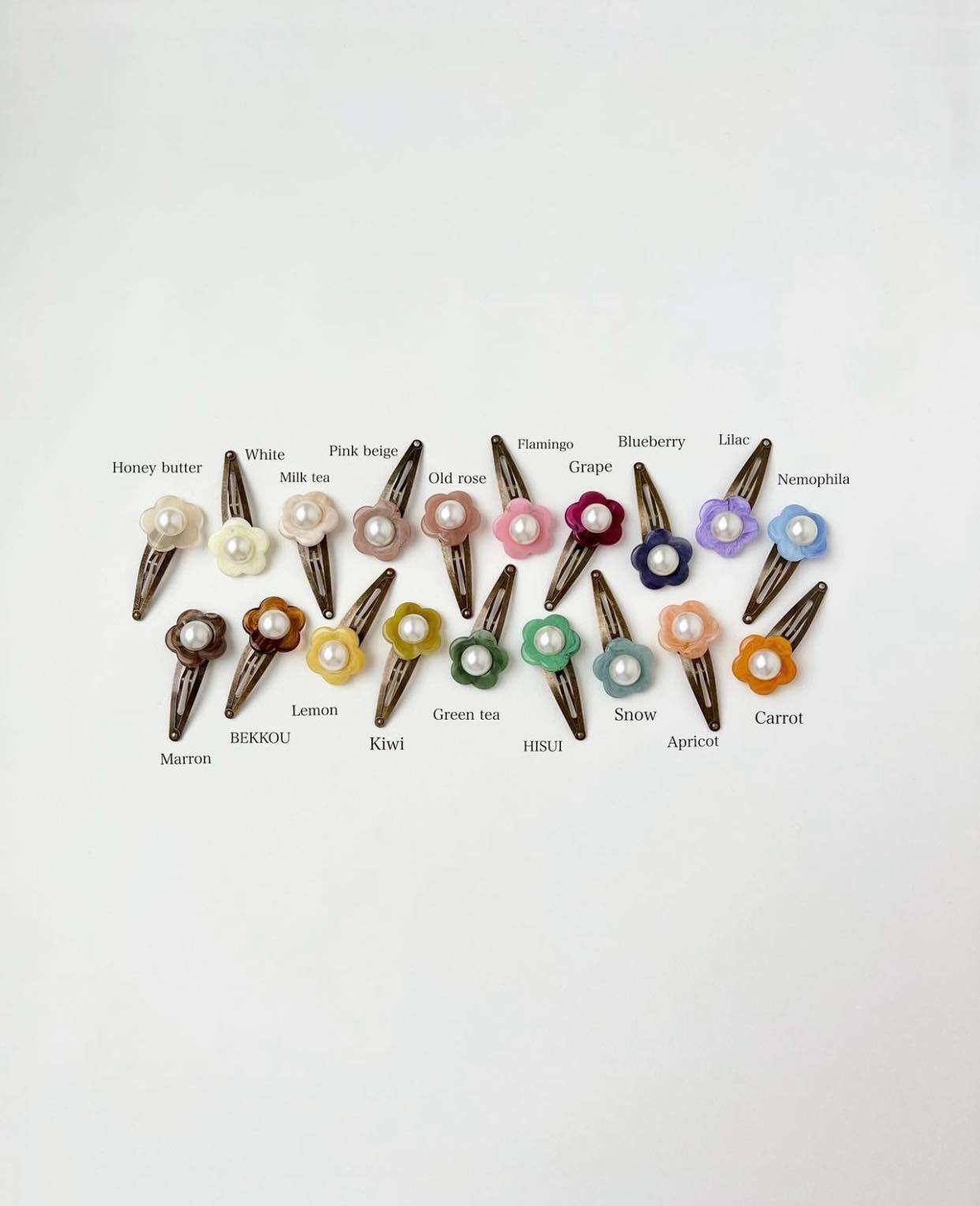 HOME AND LINEN -【共20色】Flower Hair Clip