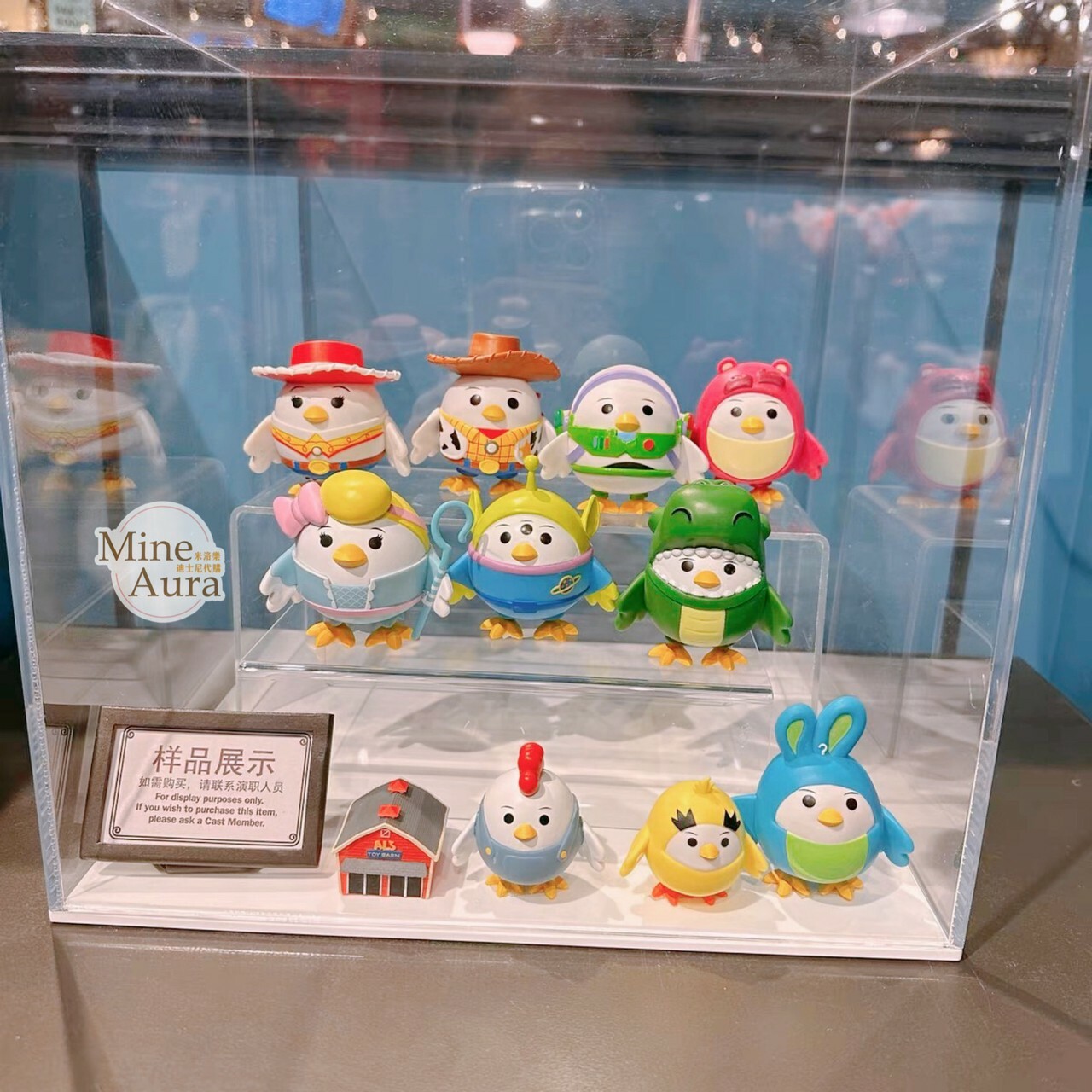 (限時特價) 艾爾玩具店 公雞裝 造型 迷你公仔 擺飾品 盲選盒 盲盒 玩具總動員 Toy Story -上海迪士尼樂園