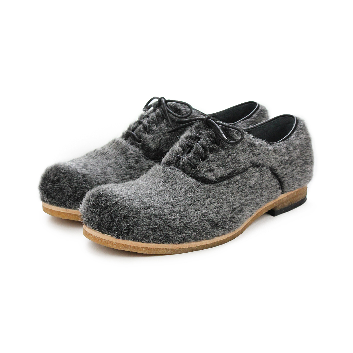MANCE M1127A Metallic Fur Shearling Sneakers