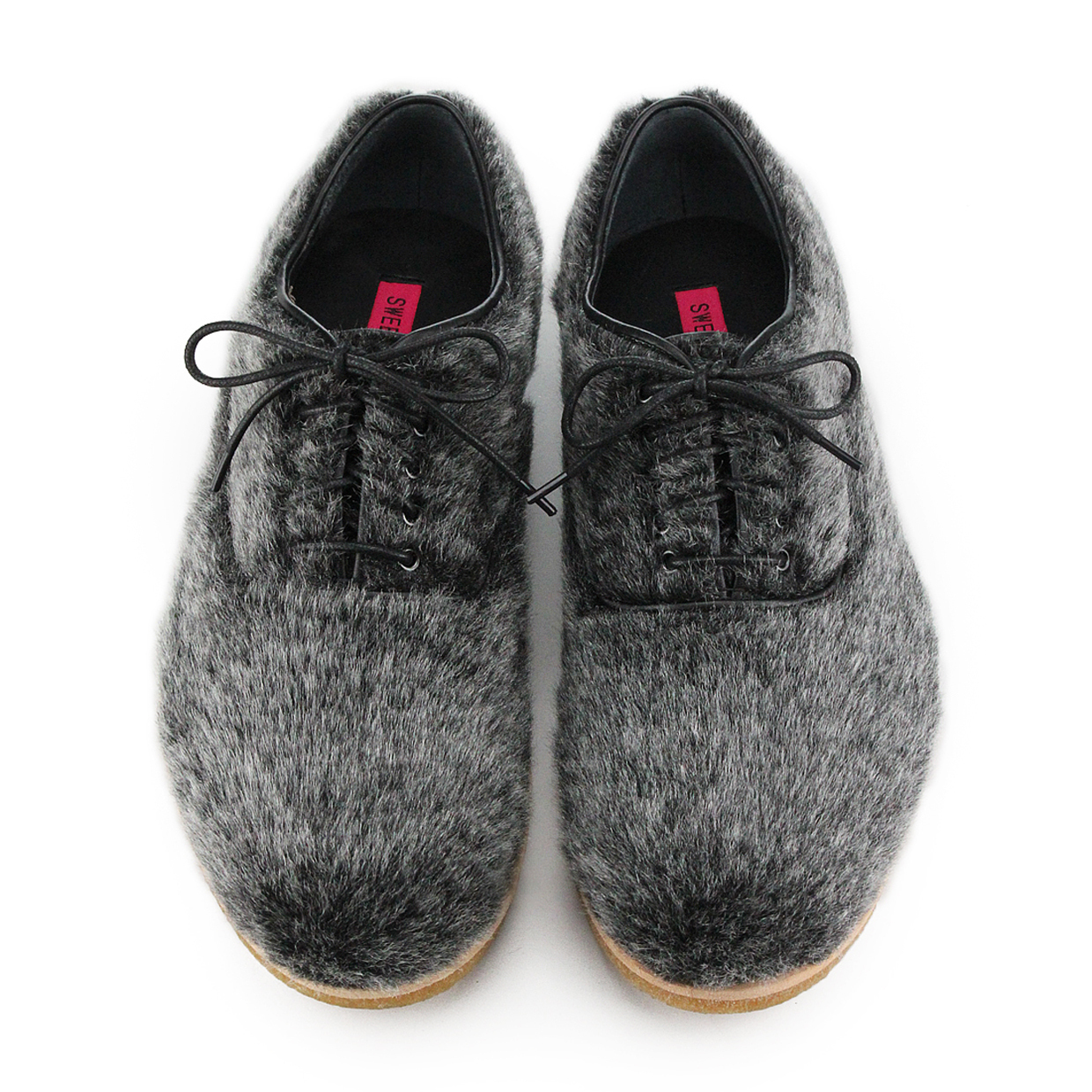 MANCE M1127A Metallic Fur Shearling Sneakers