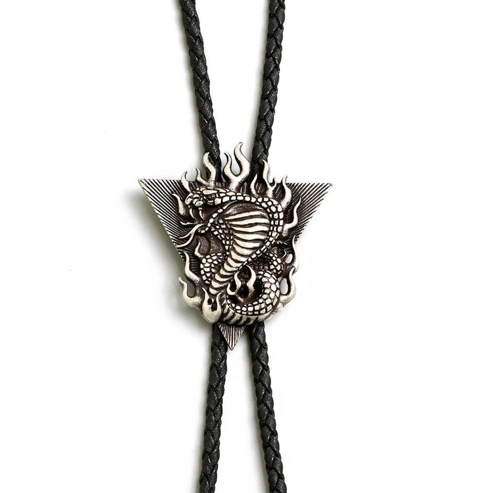 烈焰毒牙 眼鏡蛇 保羅領帶/BoloTie/美式領帶－快速出貨