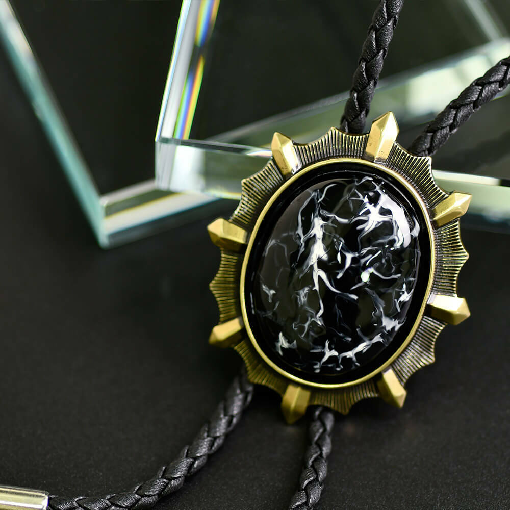 五行開運(水) - 紳士鋒芒星空黑 保羅領帶/BoloTie/美式領帶－快速出貨