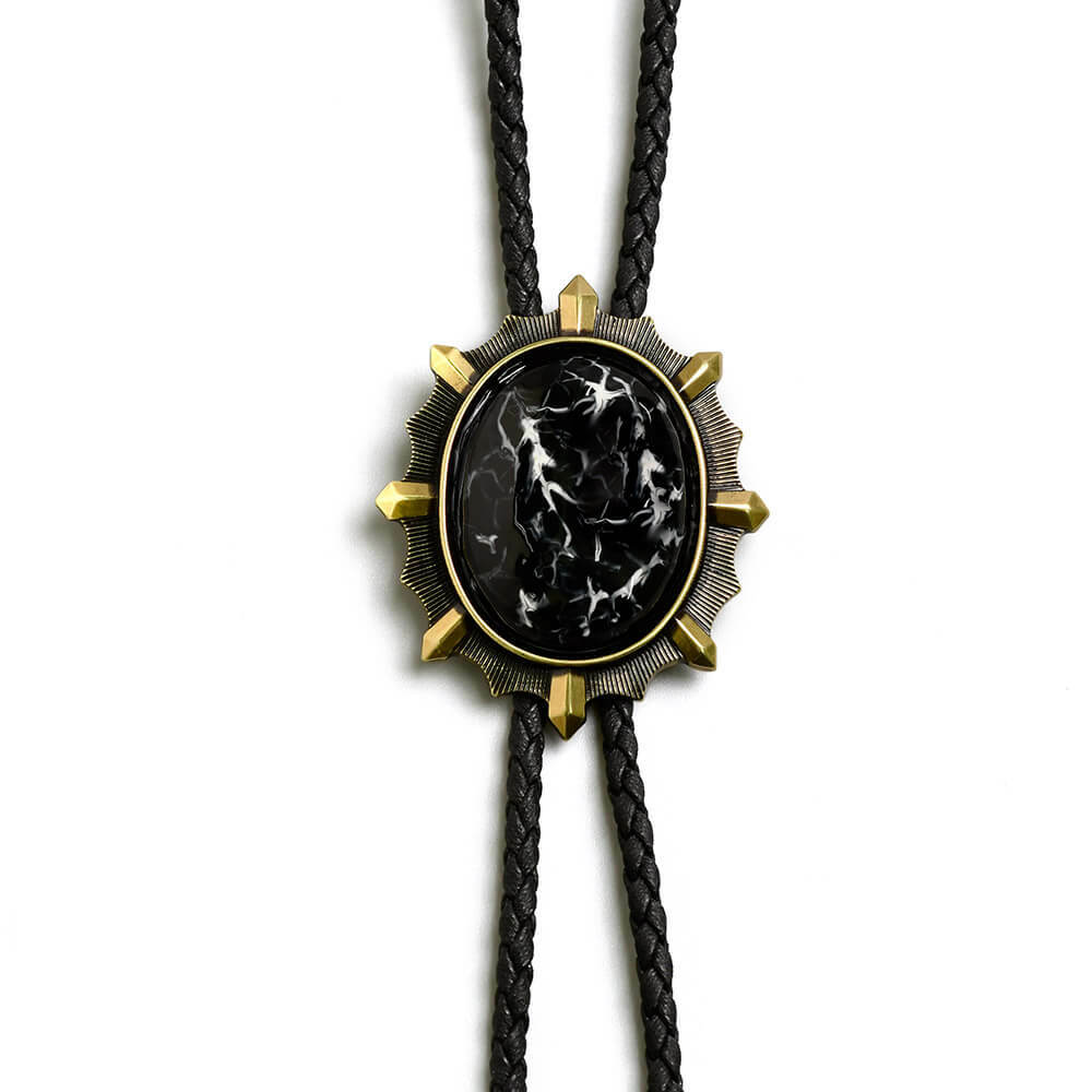 五行開運(水) - 紳士鋒芒星空黑 保羅領帶/BoloTie/美式領帶－快速出貨