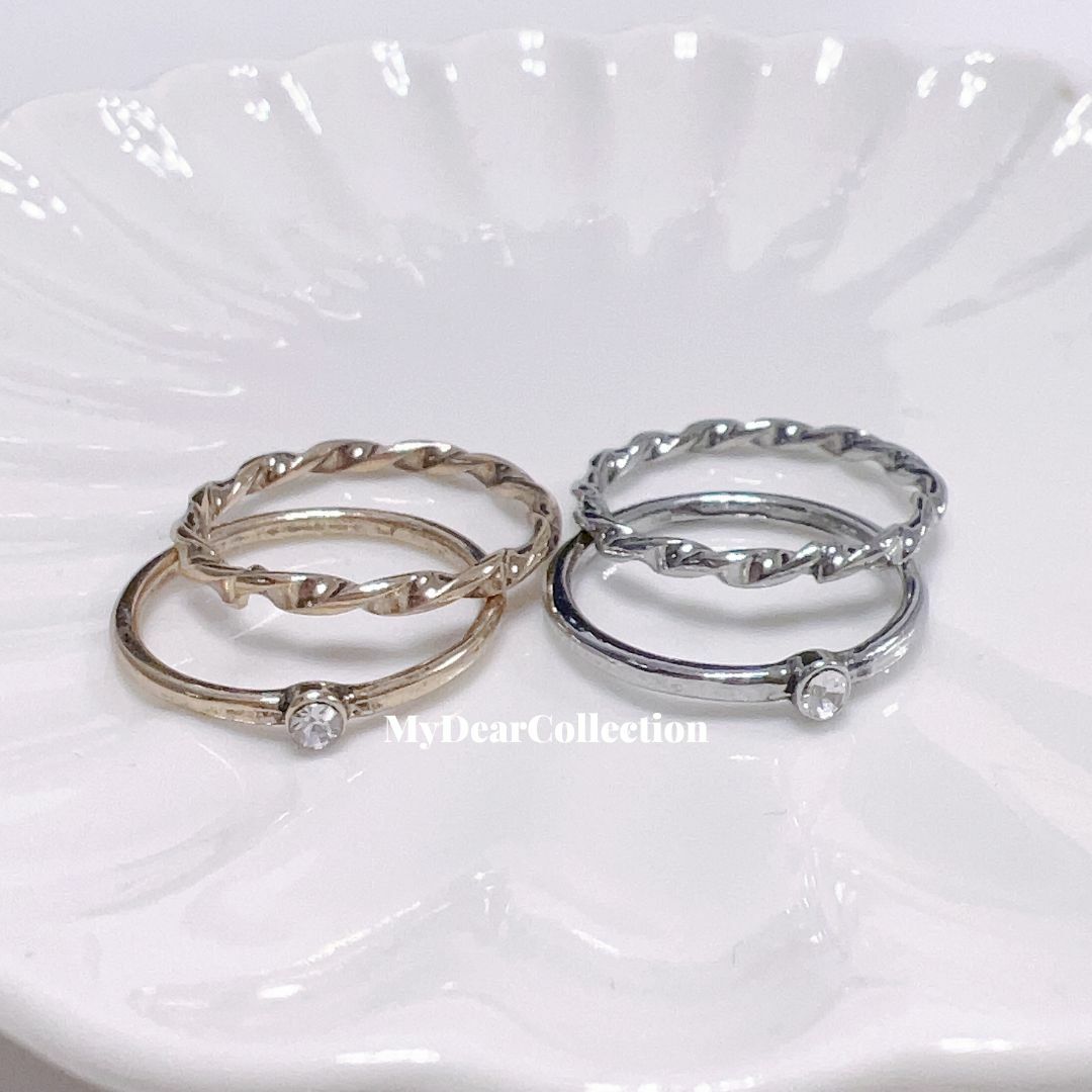 現 貨 | KR 氣質Rings Set (1set 2隻)