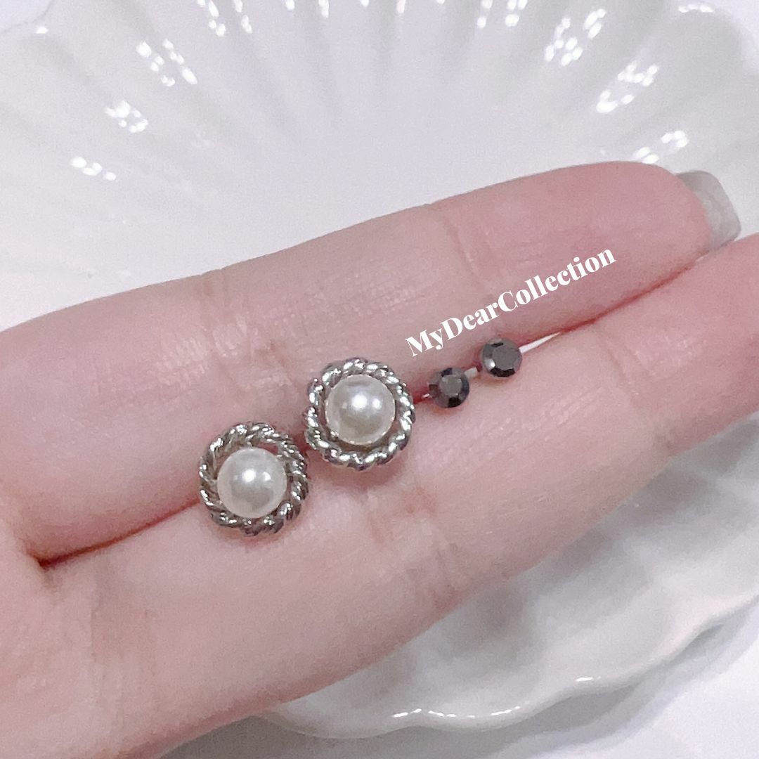 現 貨 | KR 復古 耳環 (1set 2對) 8037