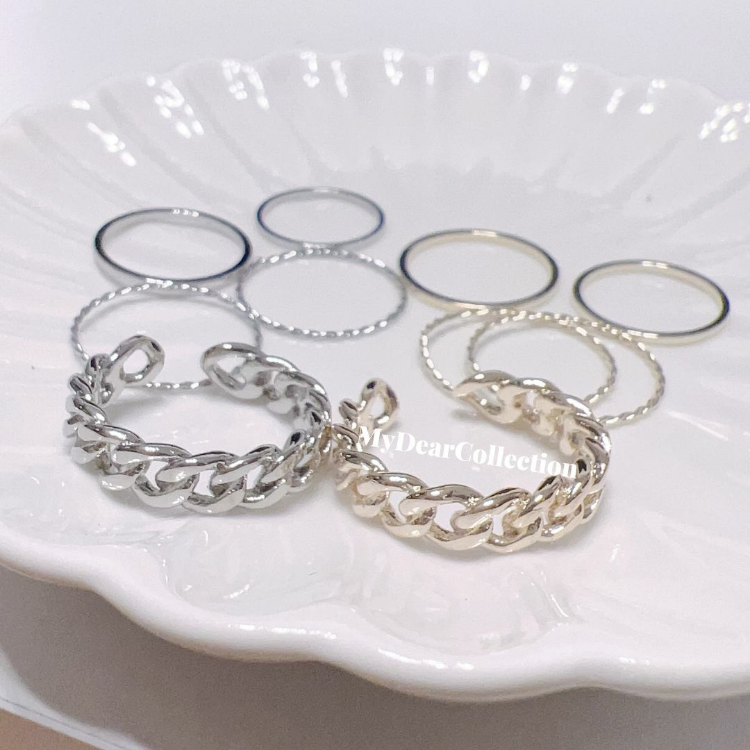 現 貨 | KR 氣質Rings Set (1set 5隻)