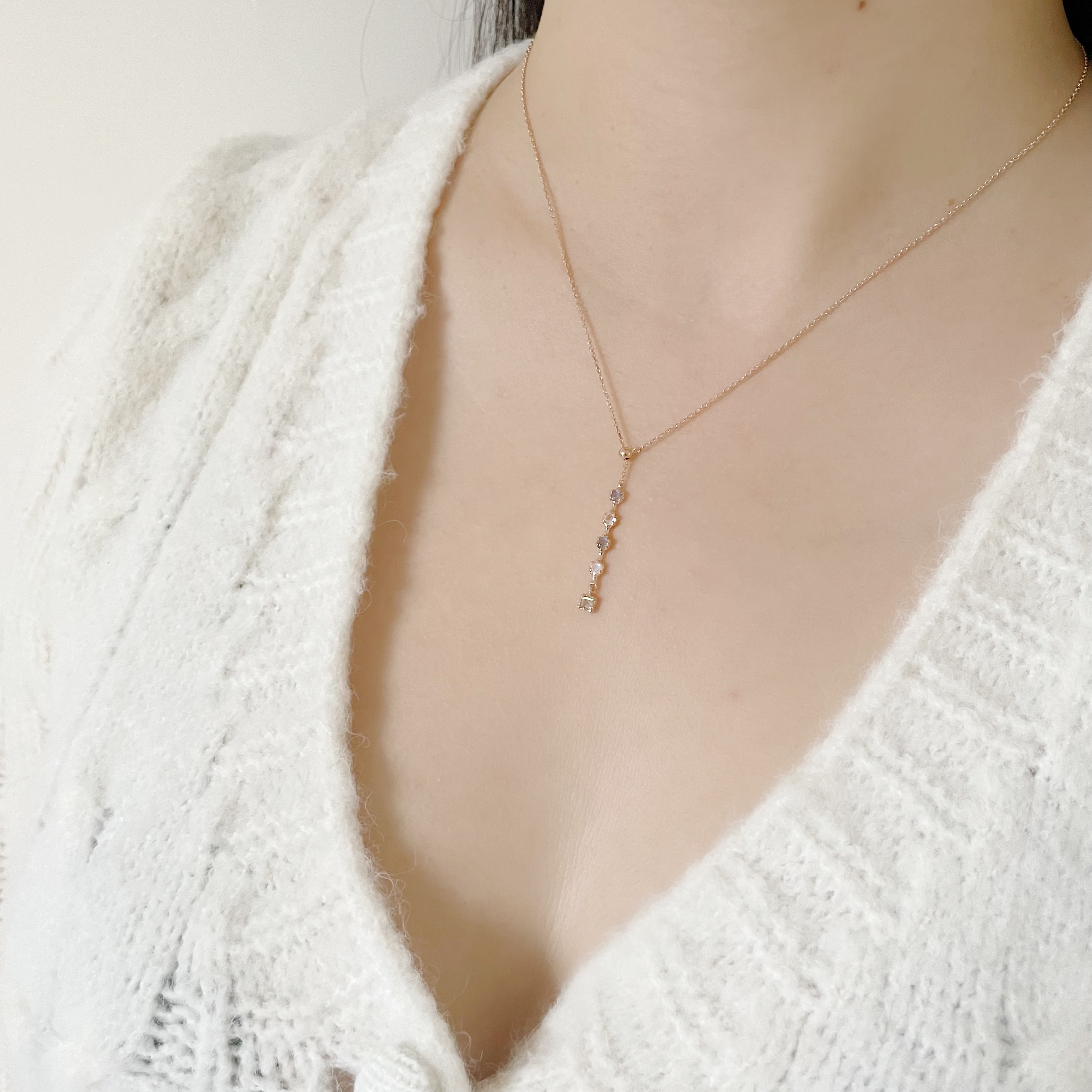 月光拉長可調奶溝鍊