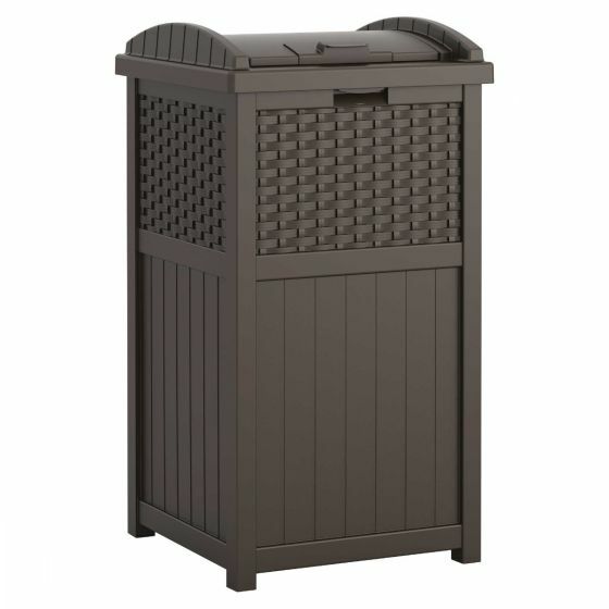 美國Suncast Wicker Trash Hideaway® - Java
