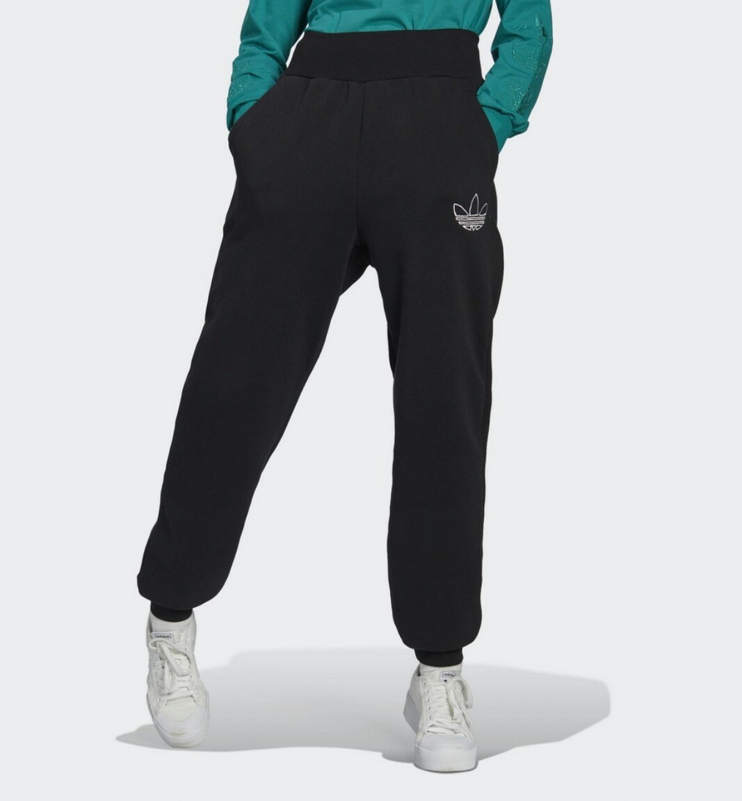 ADIDAS CUFFED PANT 女 長褲 黑 HM1552 Dec lu