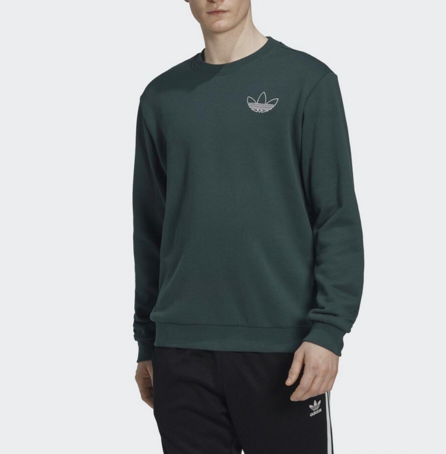 ADIDAS TREF SER CR STY 男 長袖上衣 綠 HK2792 Dec lu