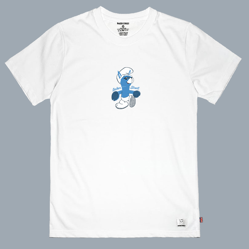 Blue little Alpaca 藍色小駝 短T