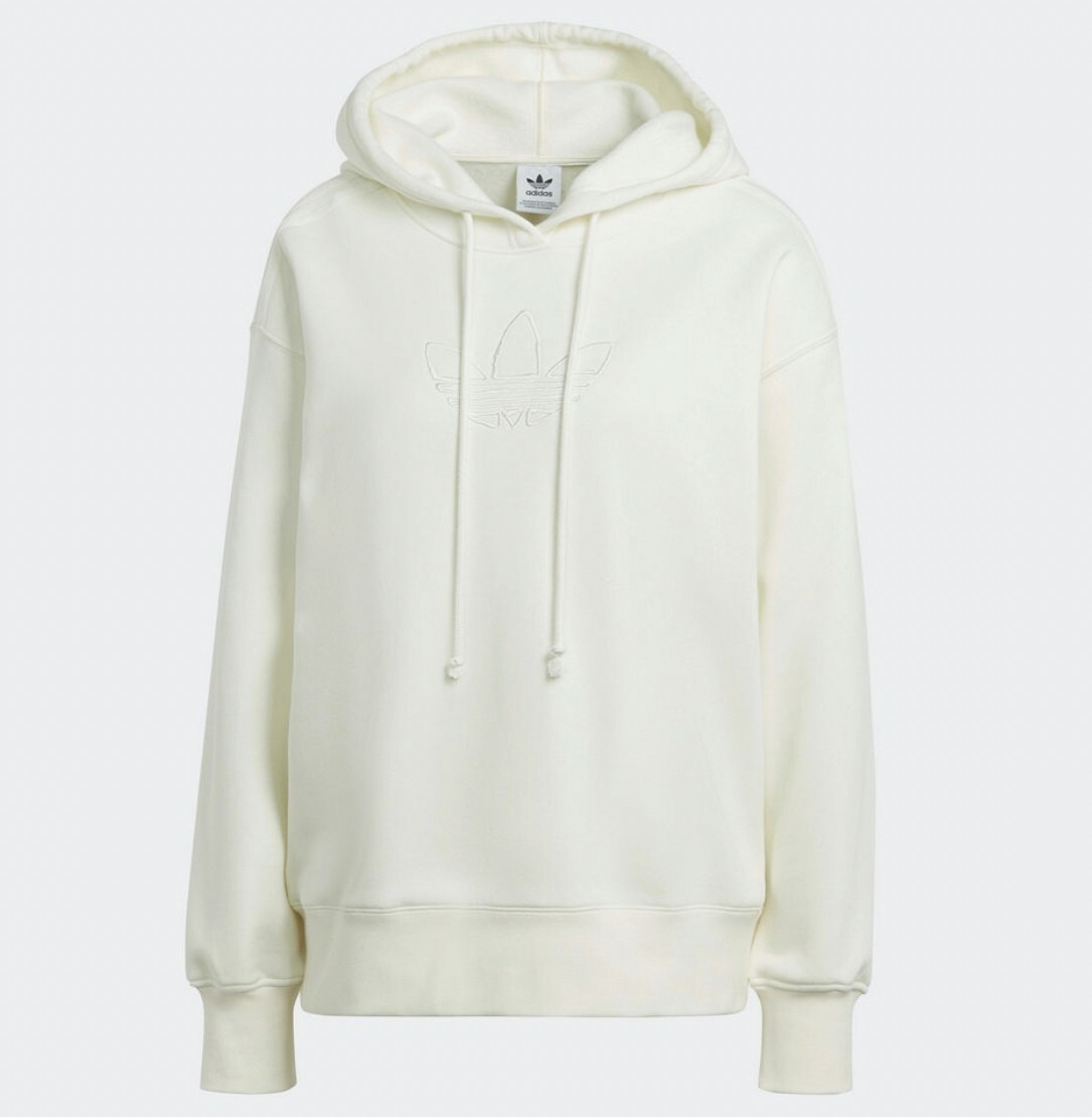 ADIDAS GRAPHIC HOODIE 女 連帽T恤 白 HM1636 Dec lu