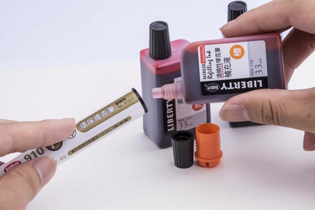 【利百代】909-33R 酒精性嘜克筆補充液