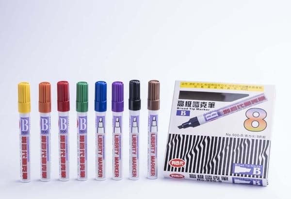 【利百代】900B 嘜克筆 (斜方尖筆尖) (單入/8入)