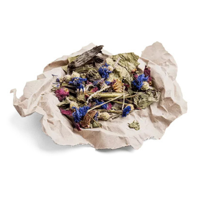 Bunny Nature 綜合草本混合(藍矢車菊與紫錐花) - 120g