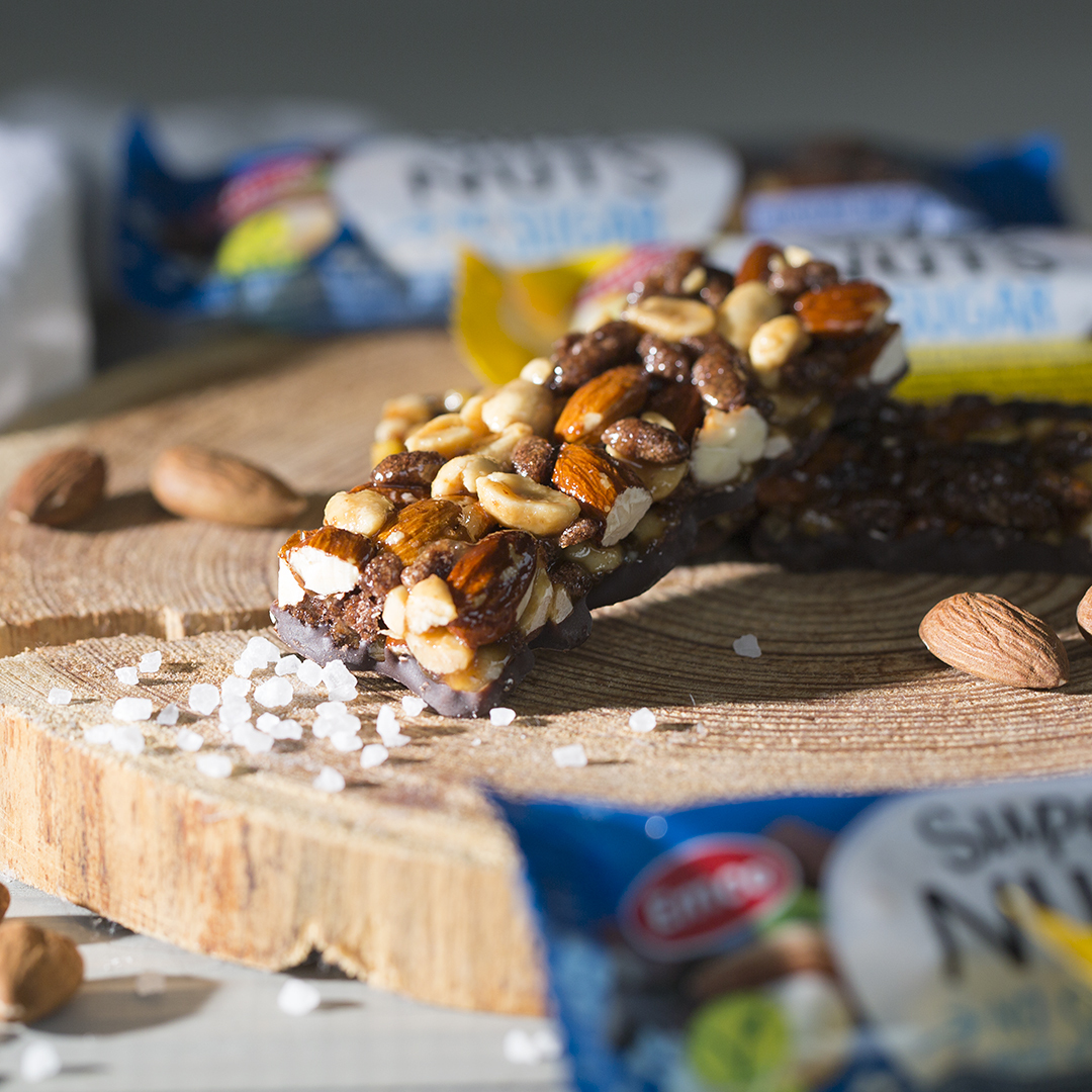 [5條優惠裝] Emco 無添加糖果仁條 - 海鹽朱古力 (5 x 35g) (57505)