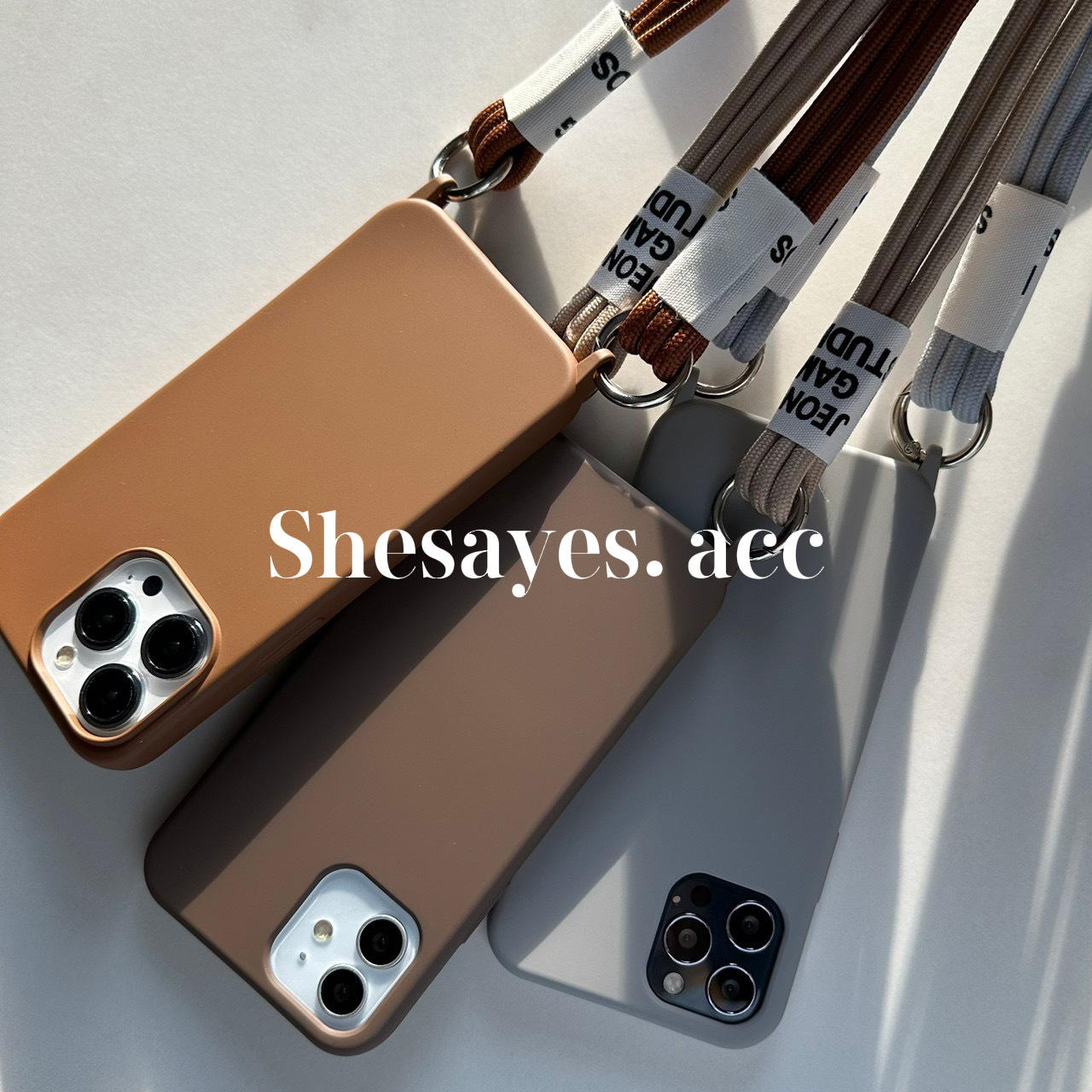 IPHONE斜背帶手機殼