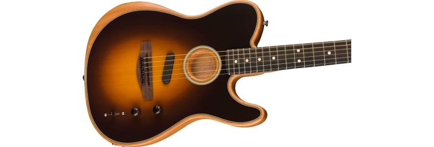 Fender Fender Mexico Acoustasonic Player Telecaster 夕陽漸層 電木吉他 第 4 張圖片｜三峽吉他 / Bass