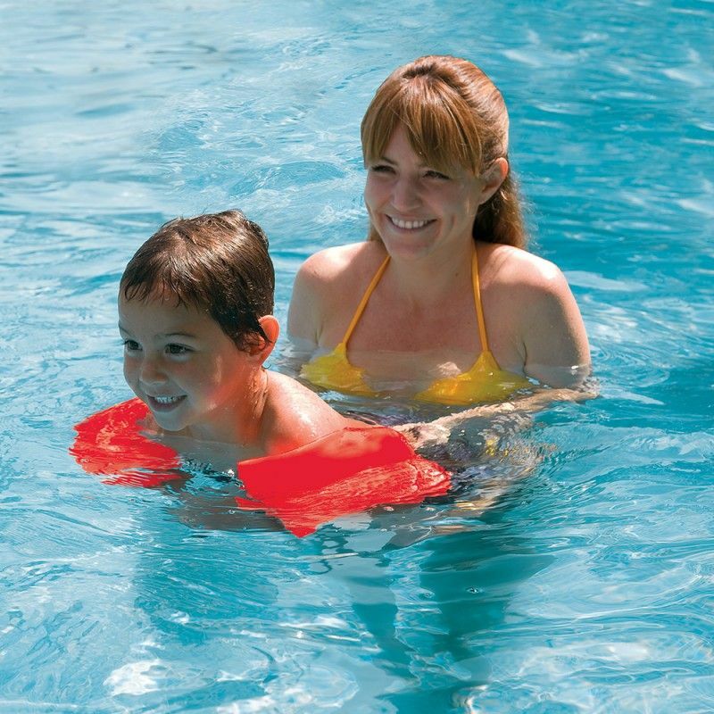 橙色大號充氣臂圈 (6-12歲) - 橙