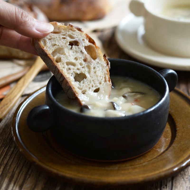 Oreille 圓耳烤焗皿 茶色｜studio m'