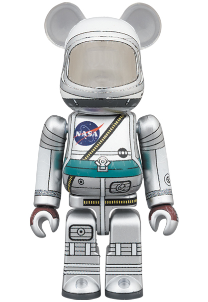 BEETLE BE@RBRICK NASA 水星計畫太空人ASTRONAUT 庫柏力克熊100% 400