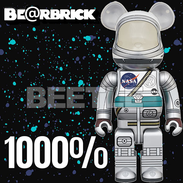 BEETLE BE@RBRICK NASA 水星計畫太空人ASTRONAUT 庫柏力克熊1000%