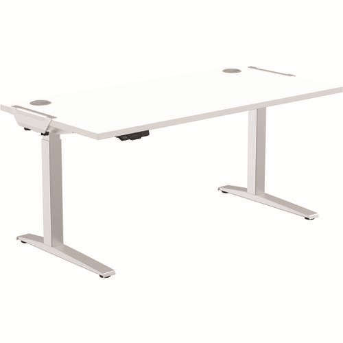 Fellowes Levado Height Adjustable Desk White/Maple 1,40