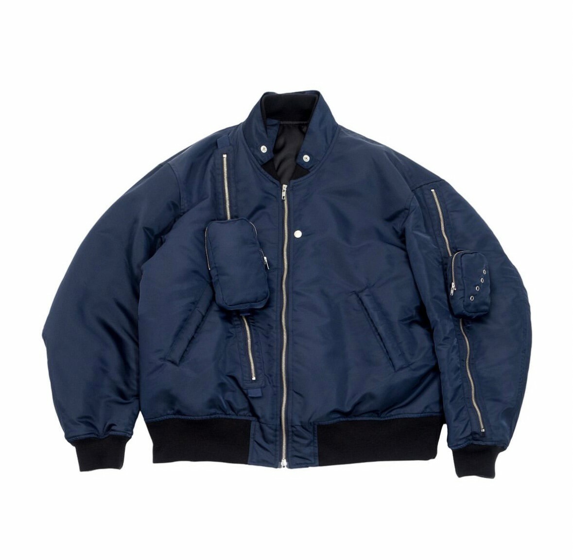 PHINGERIN - MOVING FLIGHT JACKET / NAVY