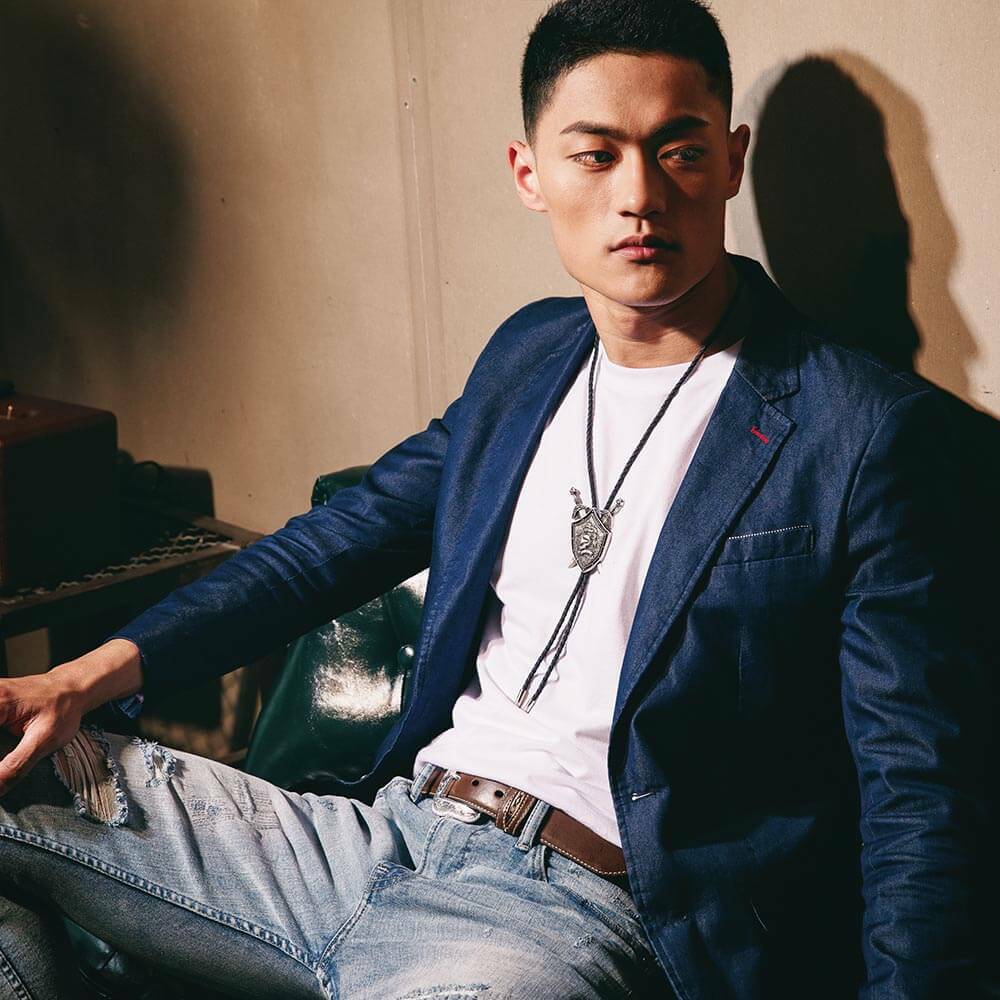 街頭騎士雙劍神盾 保羅領帶/BoloTie/美式領帶－快速出貨