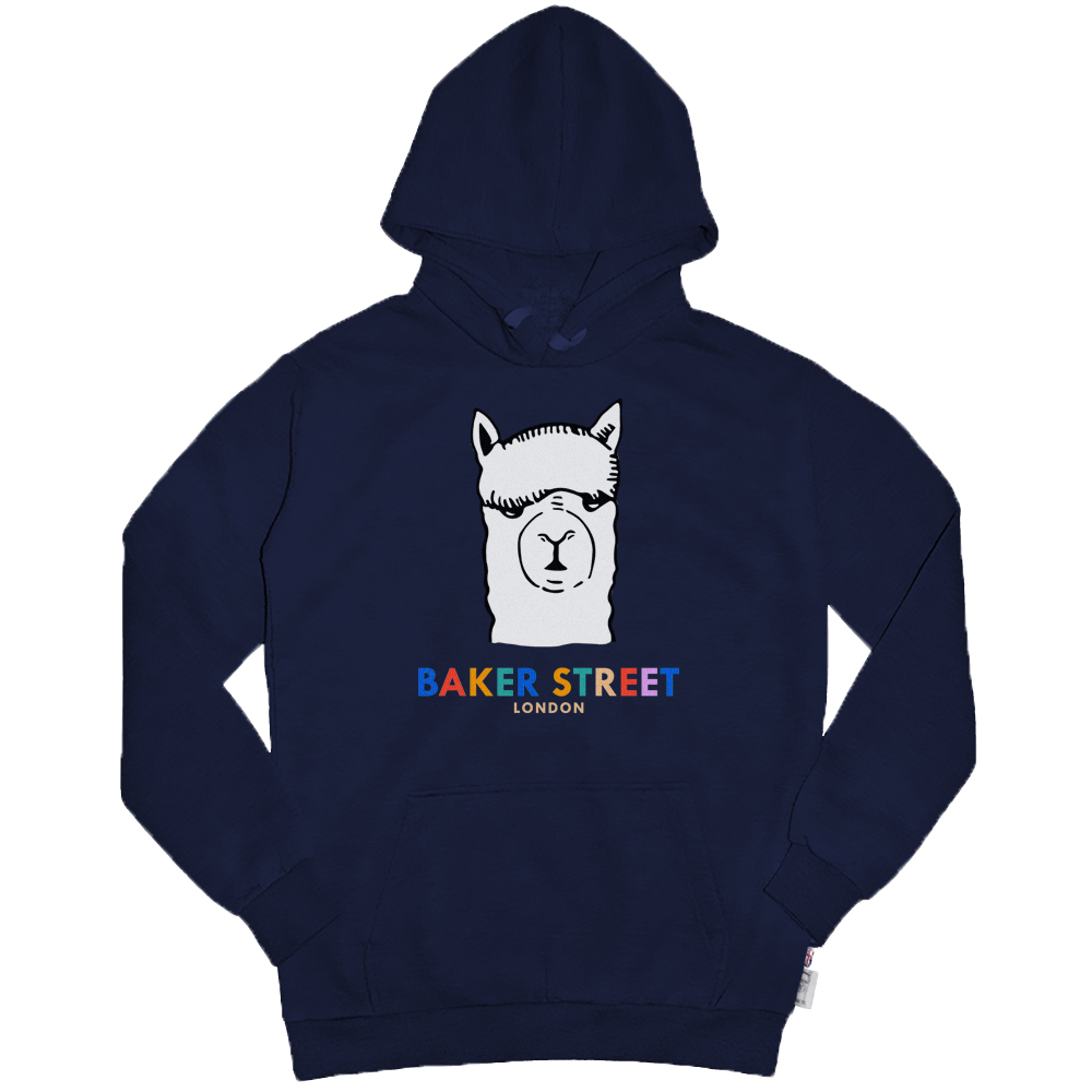 經典羊駝大LOGO 高磅數長袖帽T