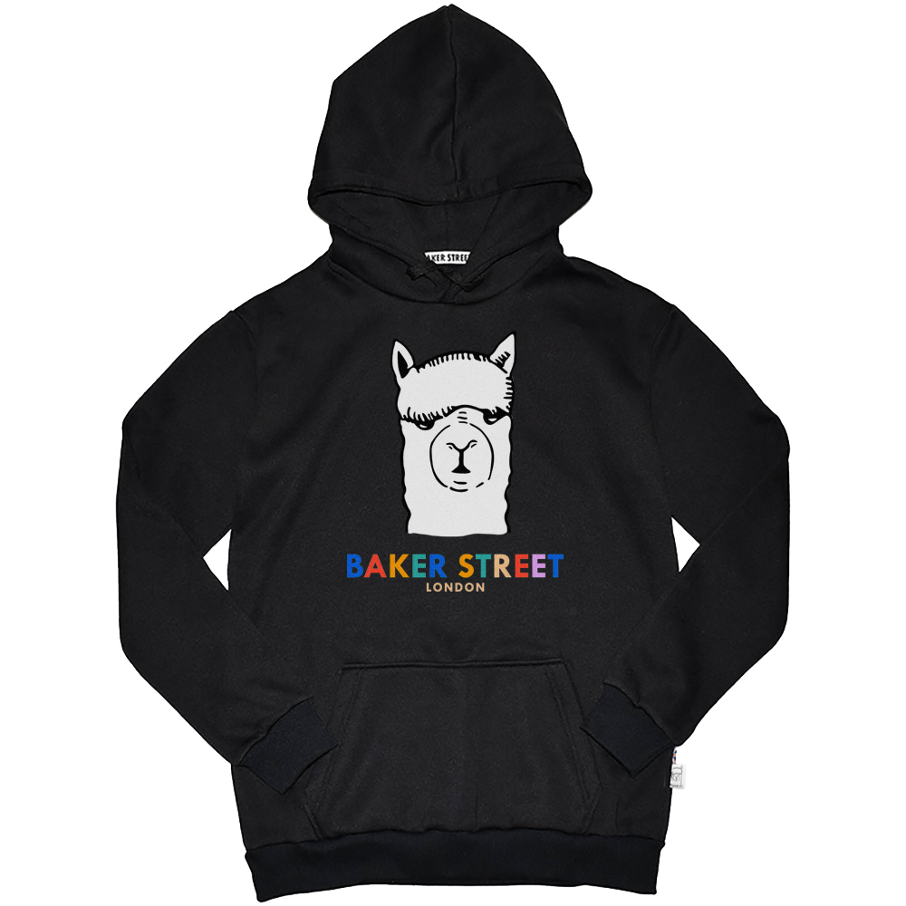 經典羊駝大LOGO 高磅數長袖帽T