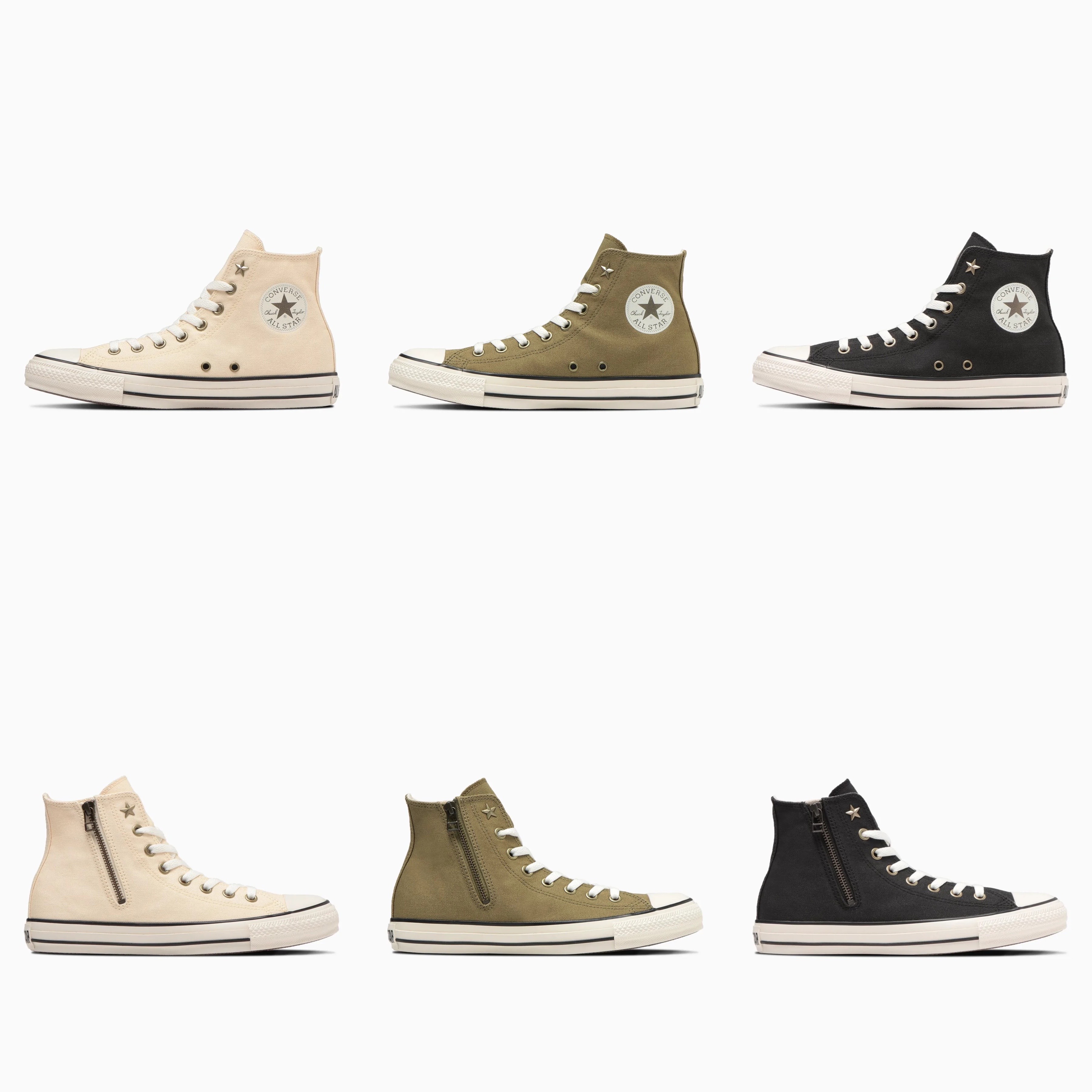 日本限定CONVERSE ALL STAR AG Z HI 帆布拉鍊高筒