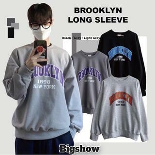 自訂款 韓版 布魯克林 Brooklyn 新款三色 刷毛款 文字大學tee 1761 三色