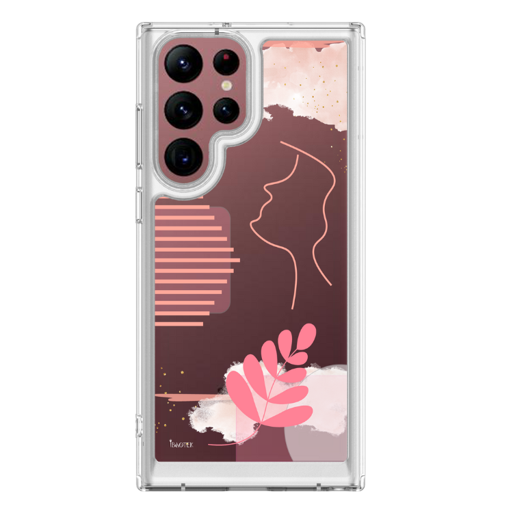 Samsung  S22 Ultra 手機防摔殼粉紅親吻