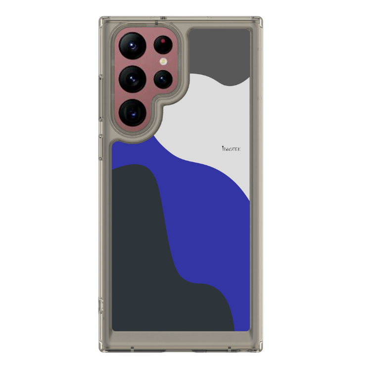 Samsung  S22 Ultra 手機防摔殼深藍幾何