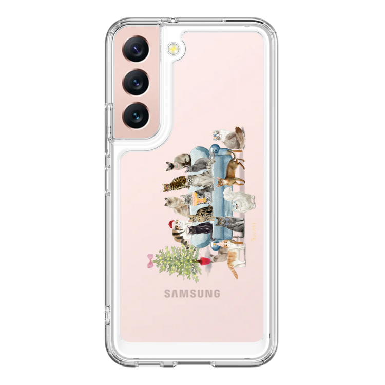 Samsung  S22 手機防摔殼喵之聚會