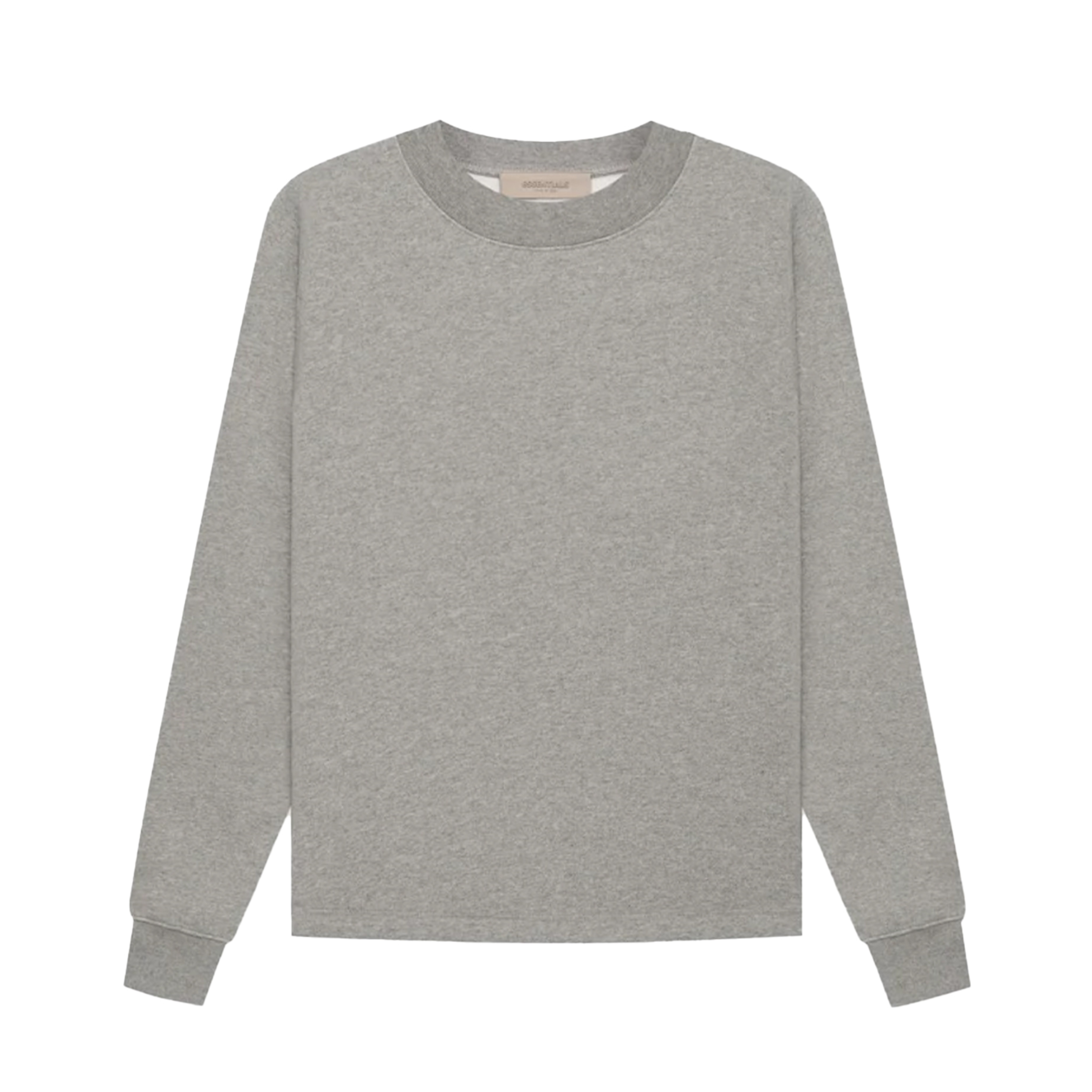 FOG Essentials Gray Relaxed Sweatshirt Oatmeal 大學T 背後立體 LOGO 192su224458f