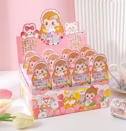 清货 宝藏女孩栗子君迷你 胶带盲盒