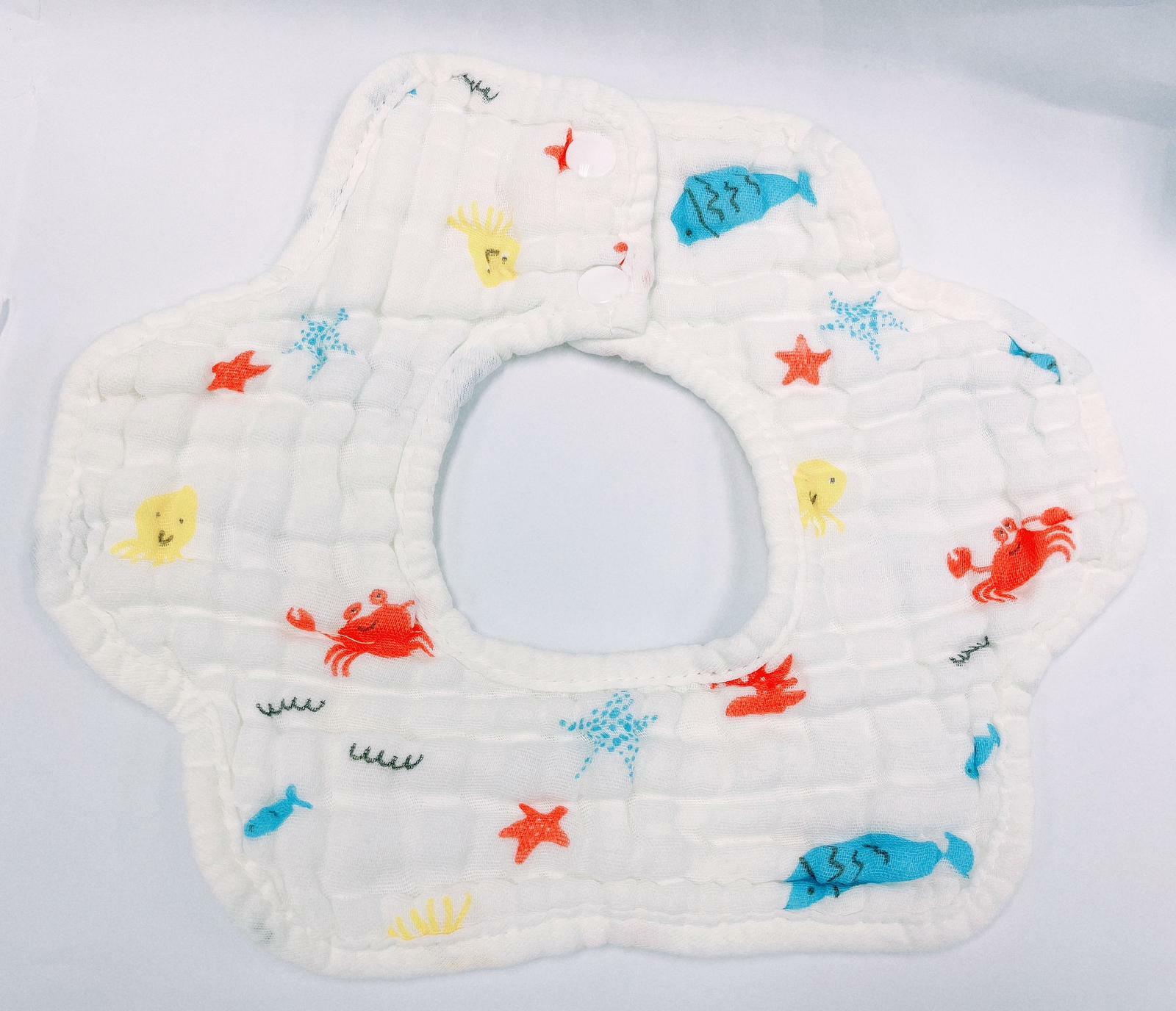 BB純棉口水肩 易吸水 非常柔軟 細膩 隨機出2條