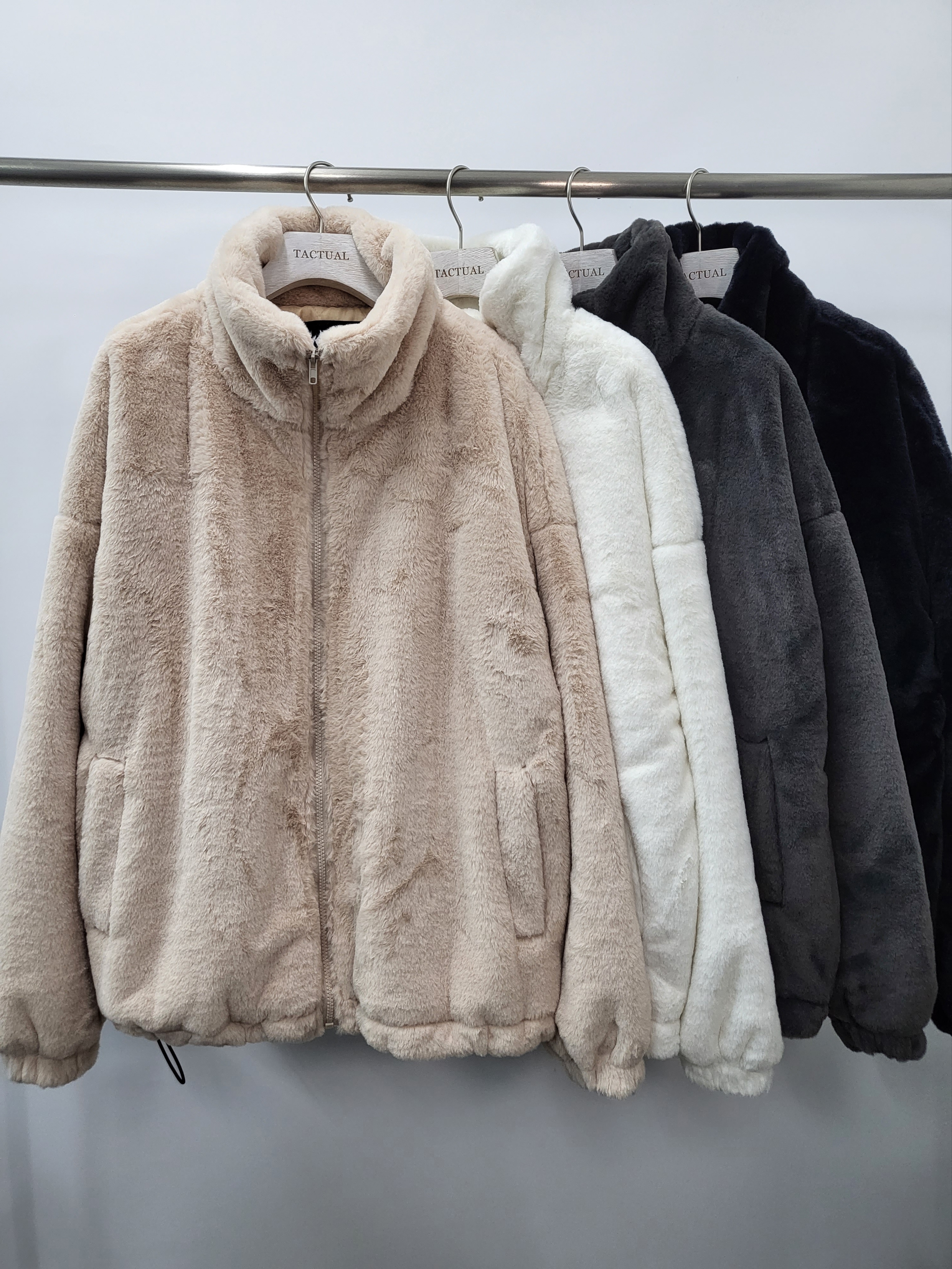 企領毛毛褸(薄夾棉) JK1948